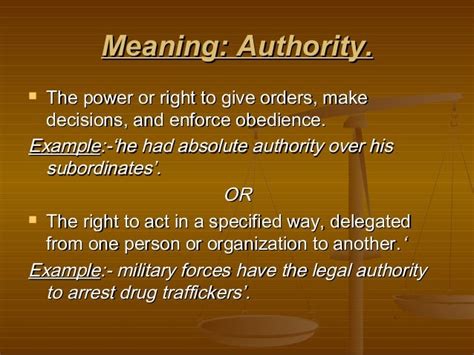 Authority Definition & Meaning .